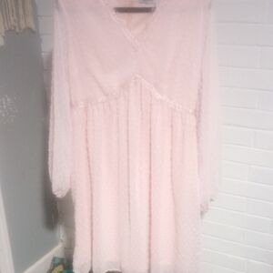 Elegant Pink Women's Dress